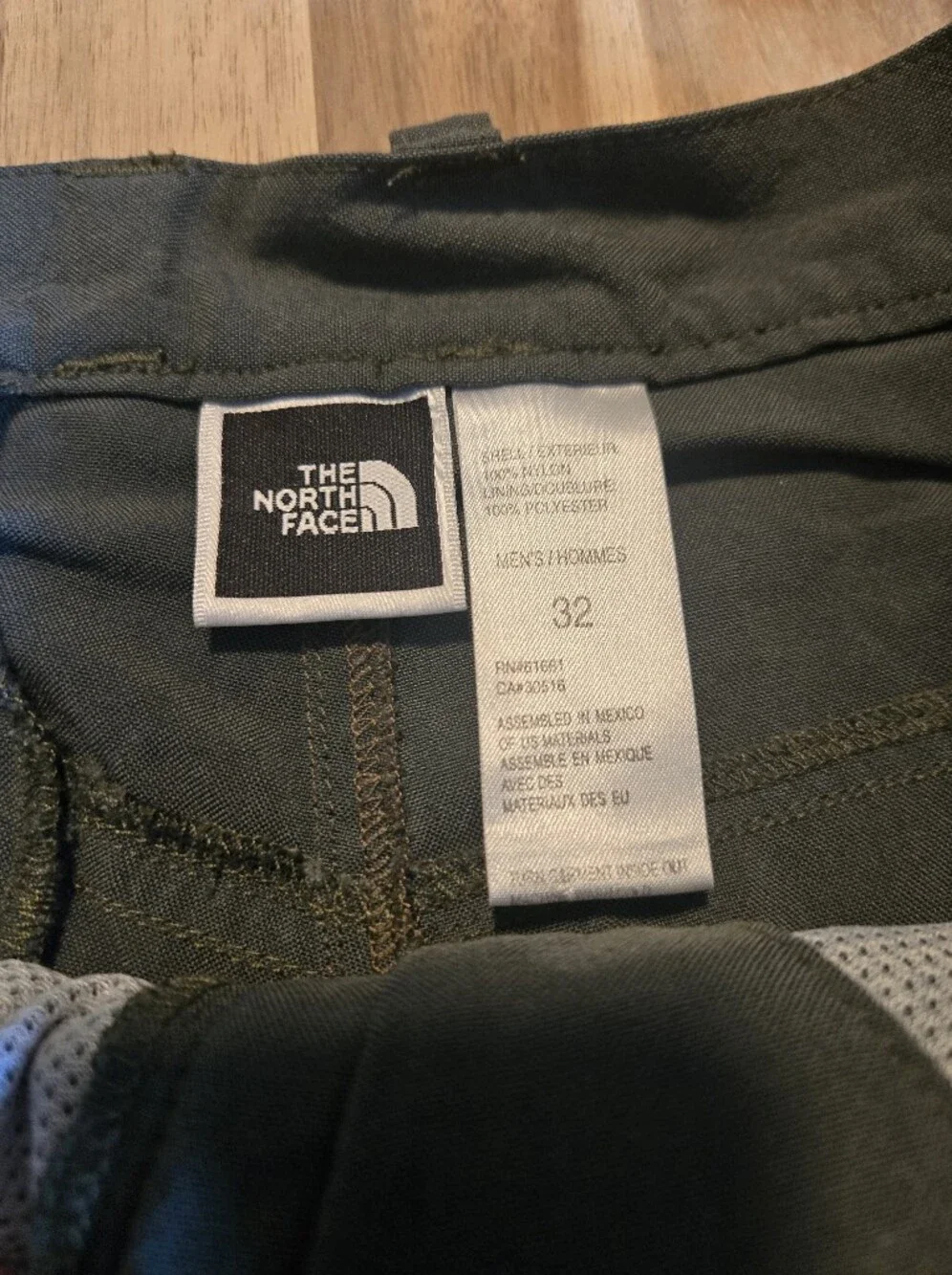 The North Face Men's Olive Green Casual Shorts